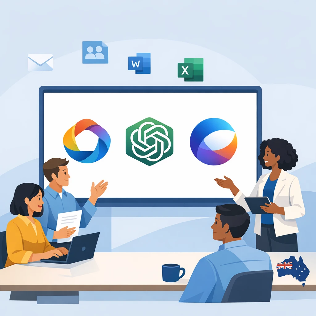 Copilot vs ChatGPT vs Gemini for Australian Businesses? 3 After Introduction - to visually hook readers