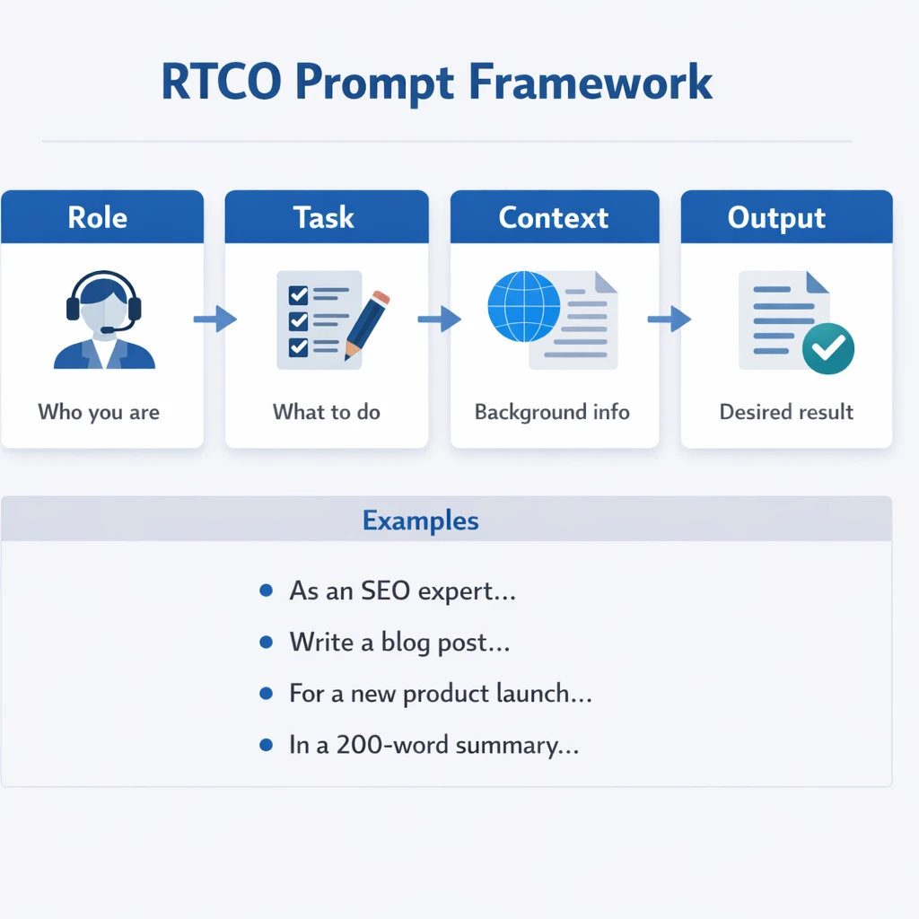 Designing High-Performance Prompts: Structures, Patterns, and Everyday Wins 4 After RTCO and Role–Task–Context–Output(+Examples): Your core prompt skeletons