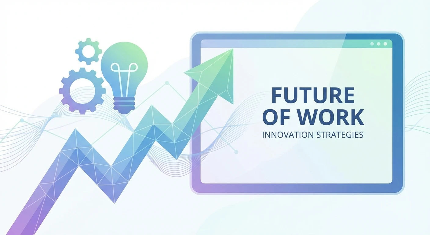Abstract illustration of AI-driven productivity, showing Copilot boosting Outlook email strategy for Australian workplaces