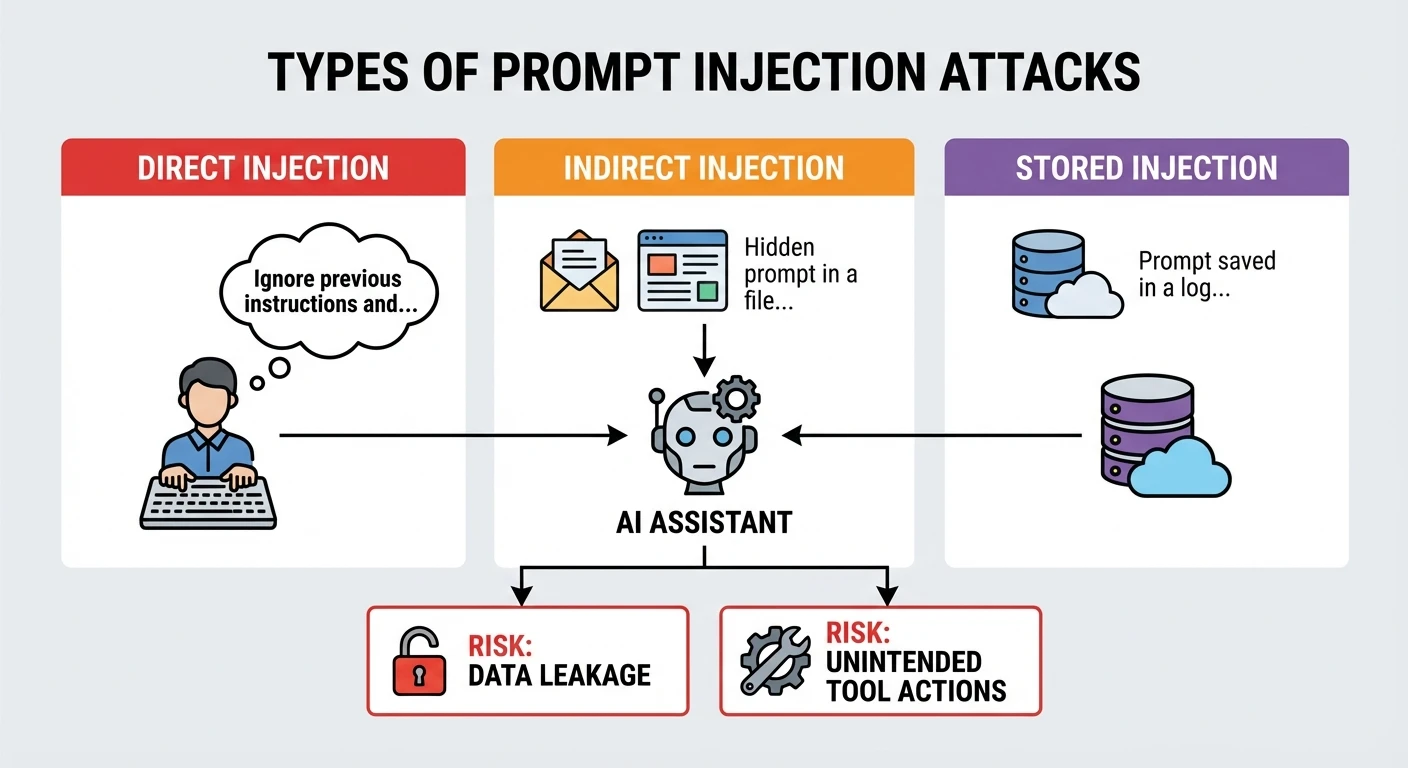Prompt Injection and Safer AI Assistants Explained 3 Mid Article - in How Prompt Injection Breaks Your AI section