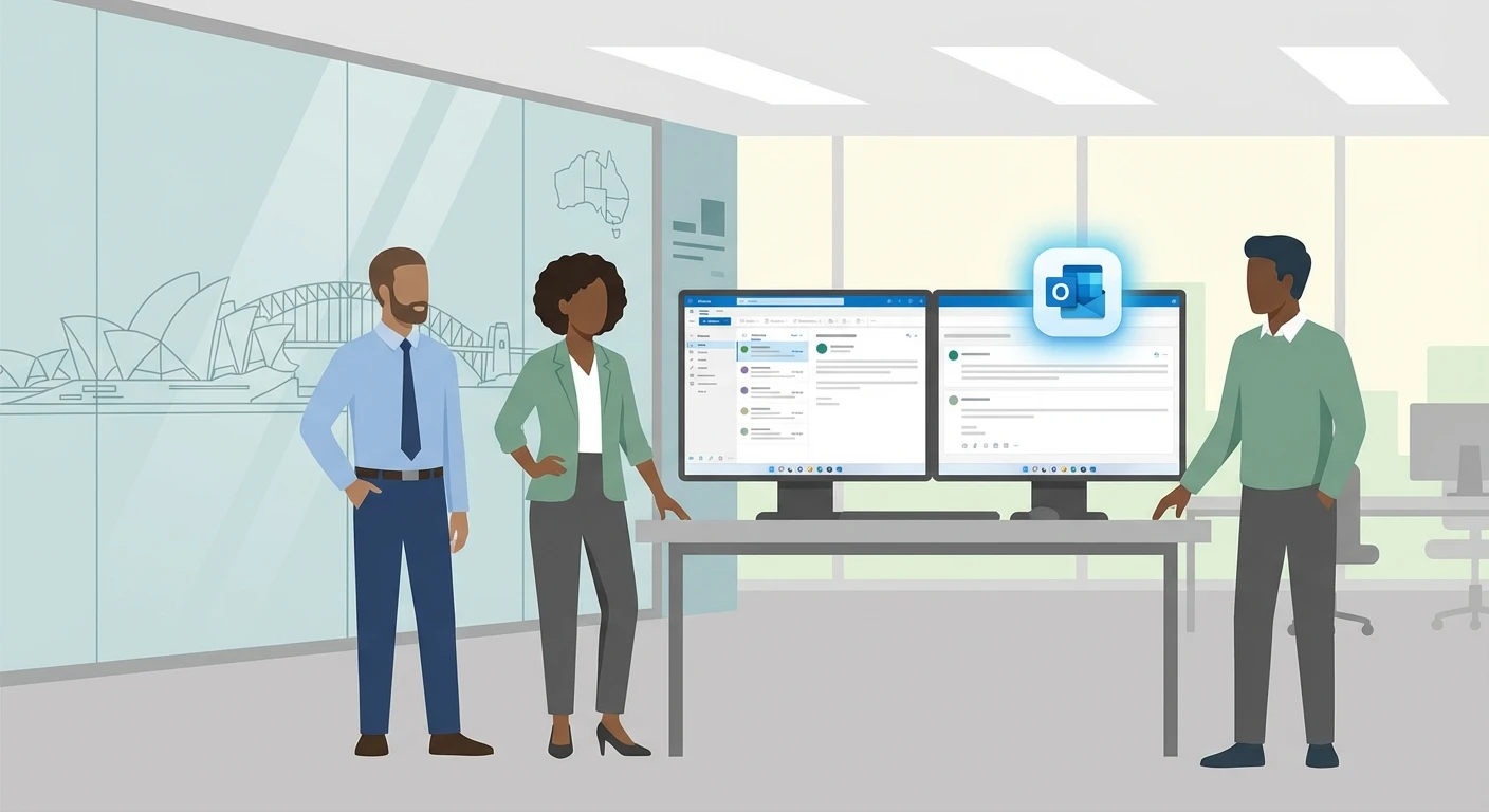 Mastering Copilot Email in Outlook for AU IT Teams - Part 3 3 After Introduction - visualising Copilot in AU context