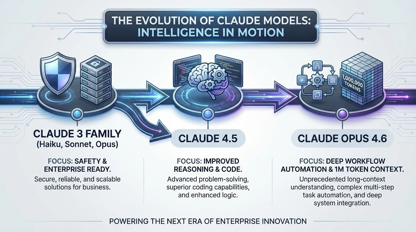 Claude Opus 4.6 for Enterprises Explained 4 After Claude evolution timeline section